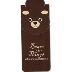 Paws and Claws Magnetic Bookmark - Bear