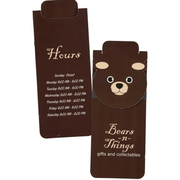 Paws and Claws Magnetic Bookmark - Bear