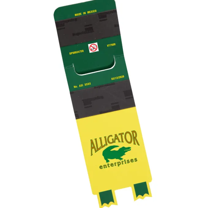 Paws and Claws Magnetic Bookmark - Gator