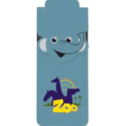Paws and Claws Magnetic Bookmark - Elephant