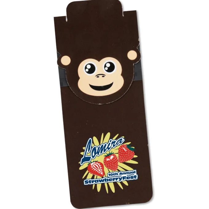 Paws and Claws Magnetic Bookmark - Monkey