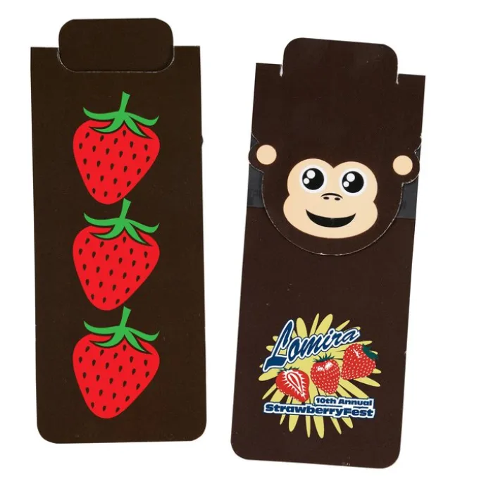 Paws and Claws Magnetic Bookmark - Monkey