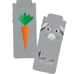 Paws and Claws Magnetic Bookmark - Bunny