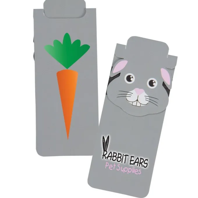 Paws and Claws Magnetic Bookmark - Bunny