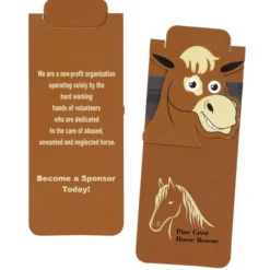 Paws and Claws Magnetic Bookmark - Horse