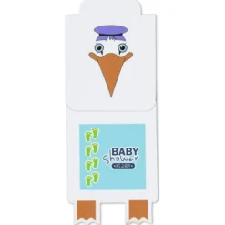 Paws and Claws Magnetic Bookmark - Stork