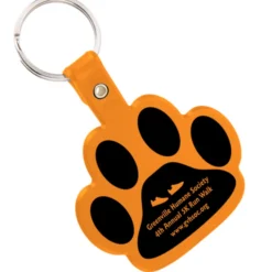 Paw Shaped Keychain - Opaque