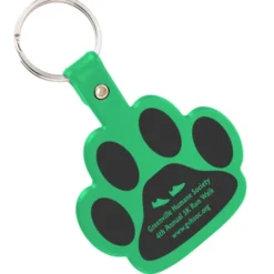 Paw Shaped Keychain - Opaque