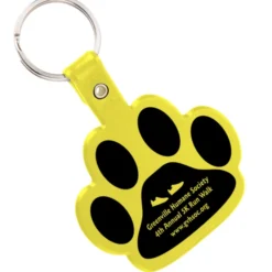 Paw Shaped Keychain - Opaque