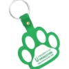 Paw Shaped Keychain - Translucent