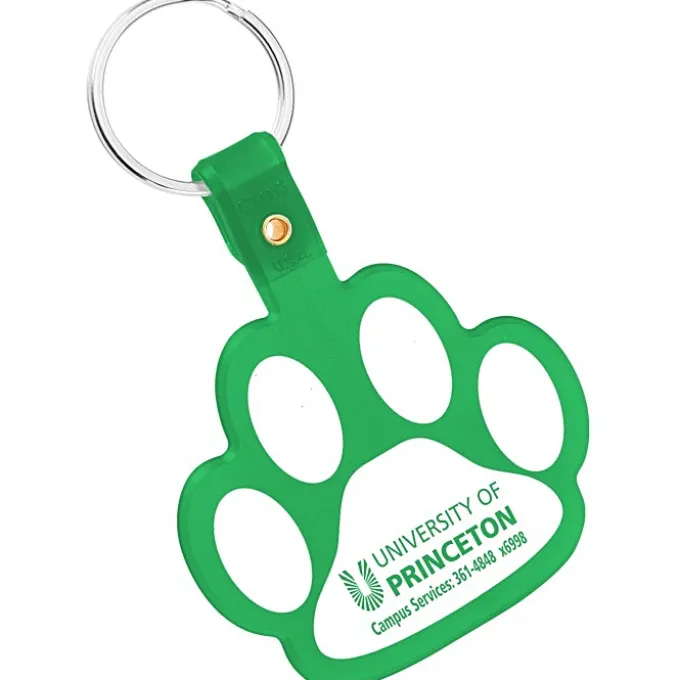 Paw Shaped Keychain - Translucent