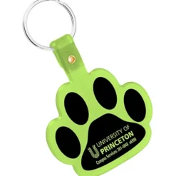 Paw Shaped Keychain - Translucent