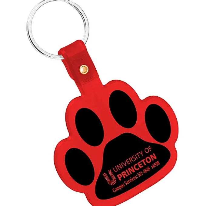 Paw Shaped Keychain - Translucent