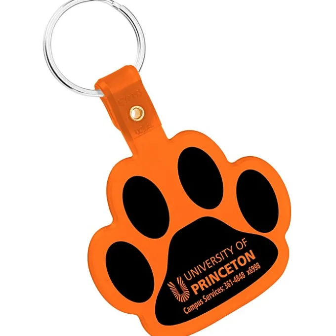 Paw Shaped Keychain - Translucent