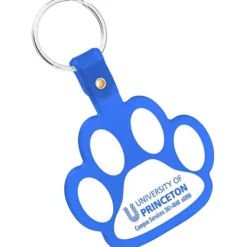 Paw Shaped Keychain - Translucent