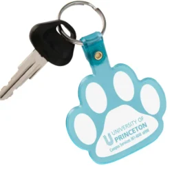 Paw Shaped Keychain - Translucent - 24 hr