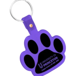 Paw Shaped Keychain - Translucent - 24 hr