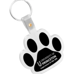 Paw Shaped Keychain - Translucent - 24 hr
