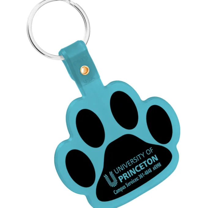 Paw Shaped Keychain - Translucent - 24 hr
