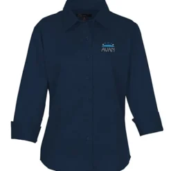 Peached Fine Line Twill Shirt - Ladies'