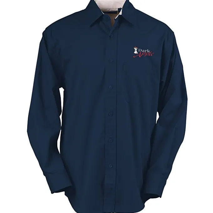 Peached Fine Line Twill Shirt - Men's