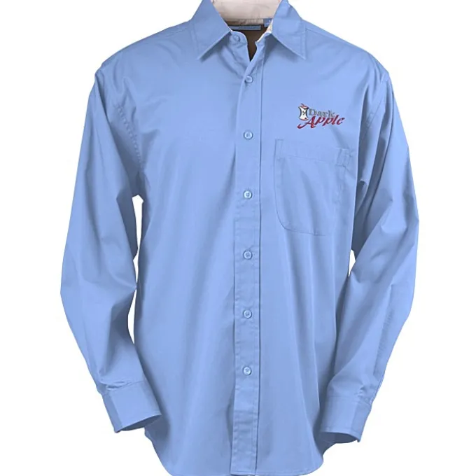 Peached Fine Line Twill Shirt - Men's