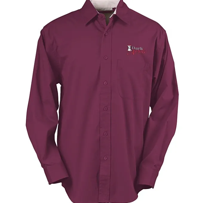 Peached Fine Line Twill Shirt - Men's