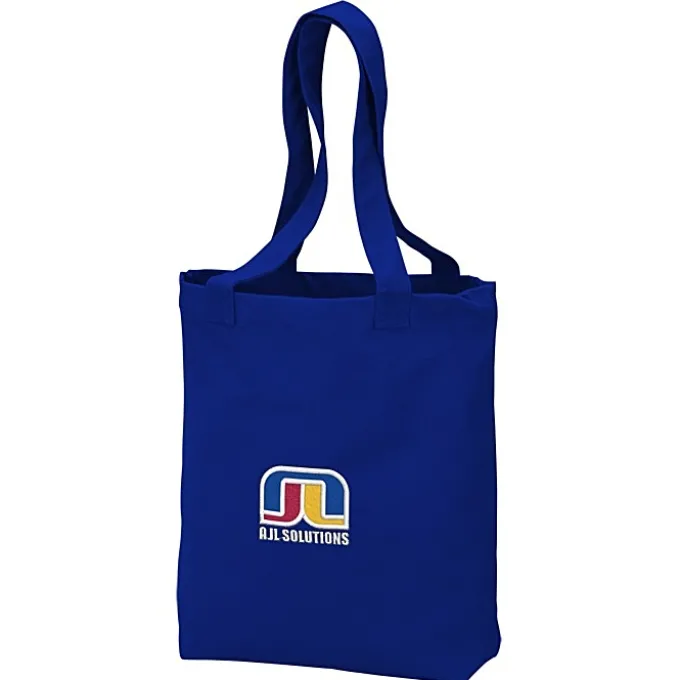 Peached 12-oz Cotton Tote - Embroidered