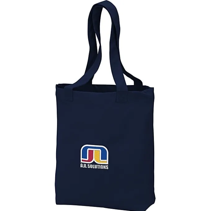 Peached 12-oz Cotton Tote - Embroidered