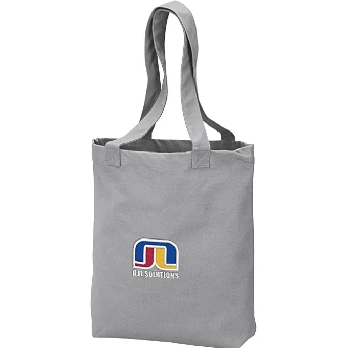 Peached 12-oz Cotton Tote - Embroidered