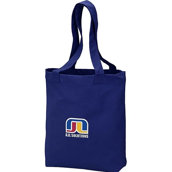 Peached 12-oz Cotton Tote - Embroidered