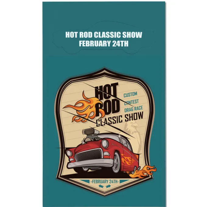 Peek a Boo Billboard Magnets - 30 mil - 3 inches x 5 inches - Car