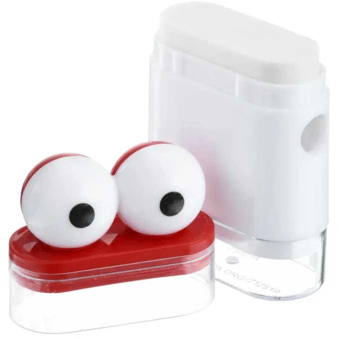 Pencil Sharpener with Eraser - Googly Eyes