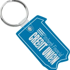 Pennsylvania Soft Keychain - Translucent