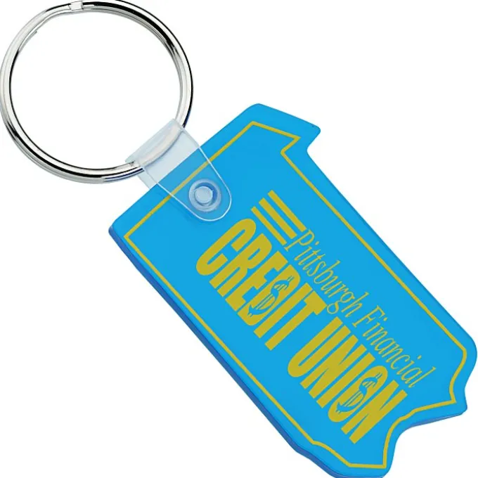 Pennsylvania Soft Keychain - Translucent
