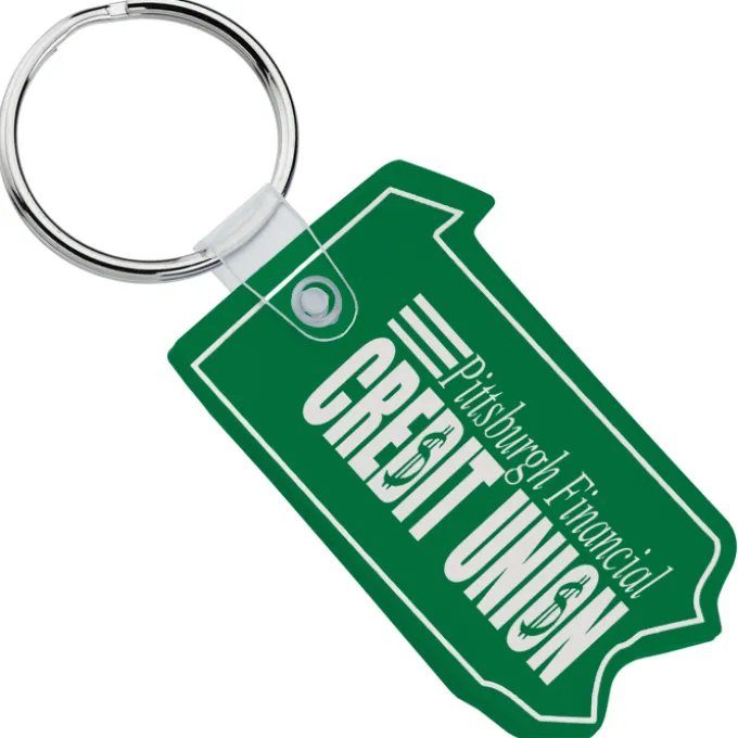 Pennsylvania Soft Keychain - Translucent