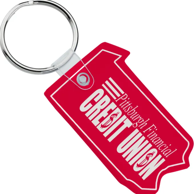 Pennsylvania Soft Keychain - Translucent