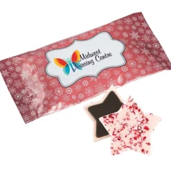 Peppermint Bark Shapes - 1/2 oz. - Star