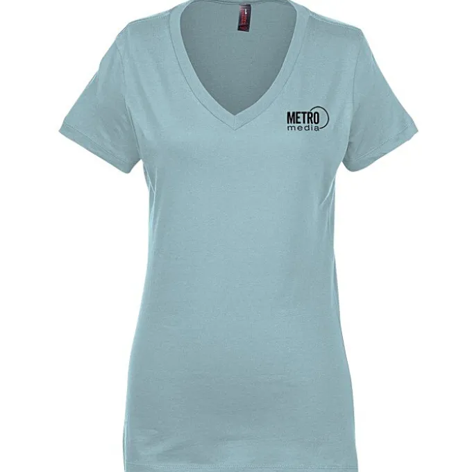 Perfect Weight V-Neck Tee - Ladies'