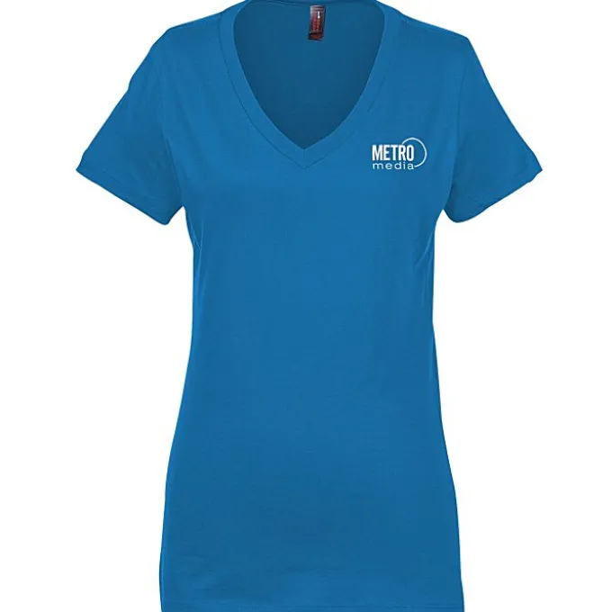 Perfect Weight V-Neck Tee - Ladies'