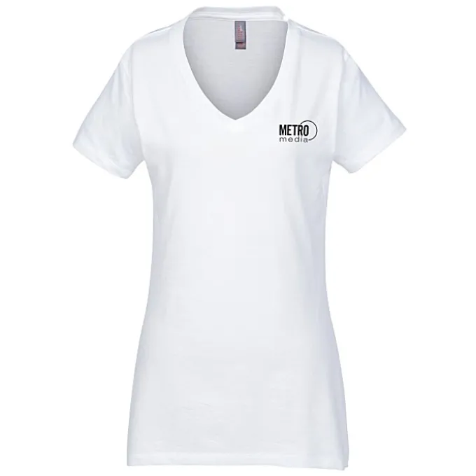 Perfect Weight V-Neck Tee - Ladies'