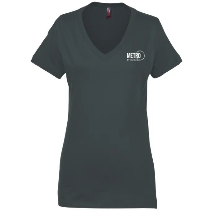 Perfect Weight V-Neck Tee - Ladies'