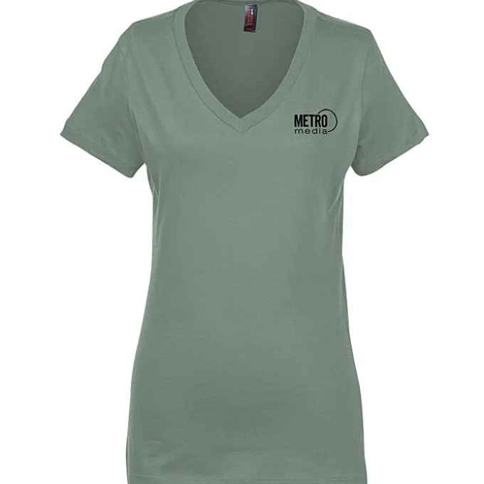 Perfect Weight V-Neck Tee - Ladies'