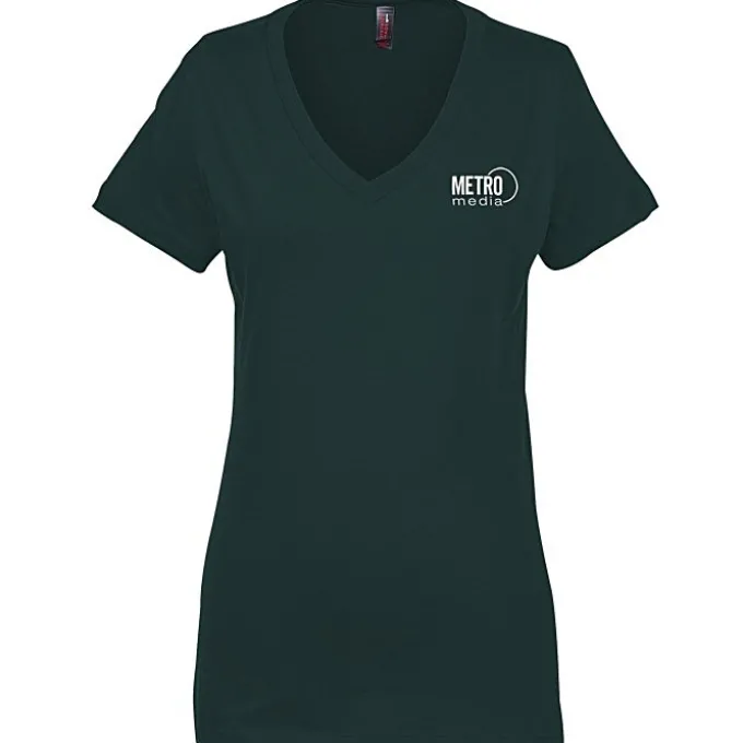 Perfect Weight V-Neck Tee - Ladies'