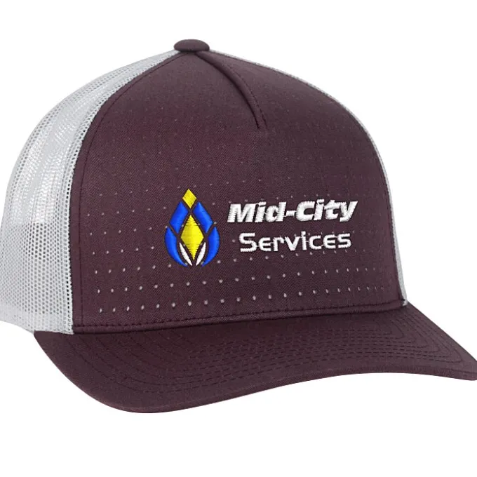 Perforated 5-Panel Trucker Cap