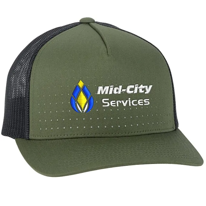 Perforated 5-Panel Trucker Cap