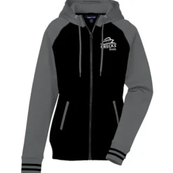 Performance Colorblock Full-Zip Hooded Sweatshirt - Ladies' - Screen