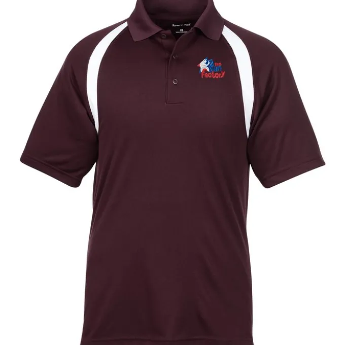 Performance Colorblock Raglan Polo