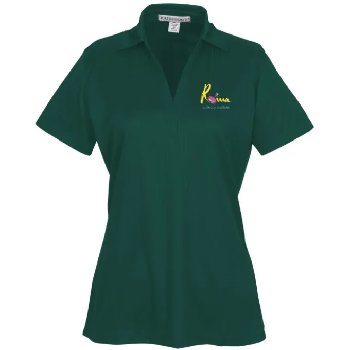 Performance Fine Jacquard Polo - Ladies'