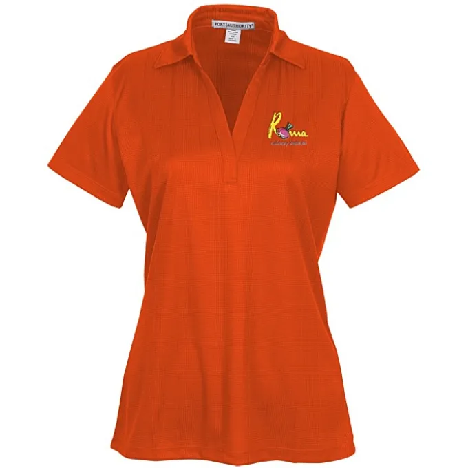 Performance Fine Jacquard Polo - Ladies' - 24 hr